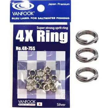 Pevnostní Kroužky Vanfook 4x Ring 4R-75S #4 54kg 9ks