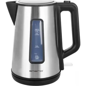 Rychlovarná konvice EMERIO WK-122829 rychlovarná konvice, stříbrná, černá, WK-122829