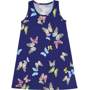 Dívčí šaty Dívčí šaty - Winkiki WJG 91207, tmavě modrá Barva: Modrá tmavě, Velikost: 140