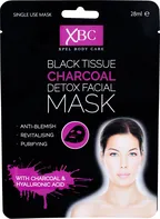 Xpel Body Care Black Tissue Charcoal Detox Facial Mask plátýnková plěťová maska 28 ml
