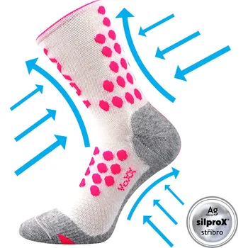 Pánské ponožky FINISH kompresní barevné sportovní ponožky Voxx (VoXX Kompresní ponožky FINISH)