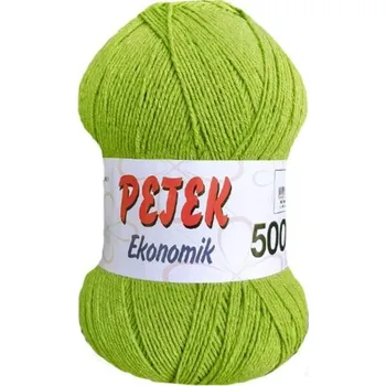 Příze Příze Petek Ekonomik 500g, 911 světle zelená Lanoso