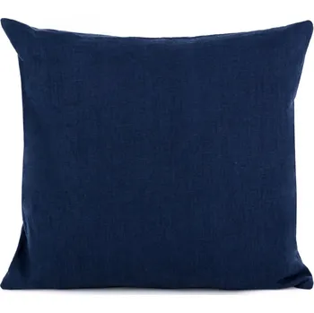Povlak na dekorativní polštářek Tom Linen Povlak na polštář Navy Washed 70x80