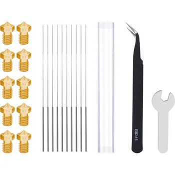 Příslušenství k 3D tiskárně Kit na výměnu a údržbu trysek E3D/MK8 E3D