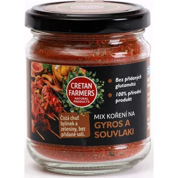 Koření Cretan Farmers Kořenící směs Gyros + Souvlaki 75 g