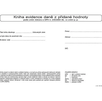 Tiskopis Kniha evidence DPH, Op-19