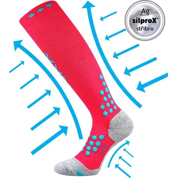 MARATHON funkční kompresní podkolenky s ionty stříbra Voxx (VoXX Kompresní podkolenky MARATHON)