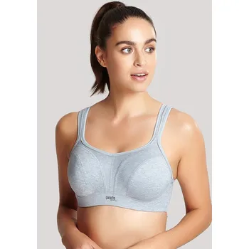 Dámská erotická podprsenka Sportovní podprsenka Panache 5021 grey/marl 40 F Sv. šedá