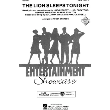 The Lion Sleeps Tonight / SATB + piano/chords