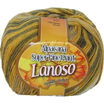 Příze Příze Alpacana Super Fine Print 813 Lanoso