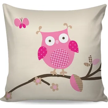 Matějovský povlak na polštář Veselé sovičky 40x40cm bavlna deluxe