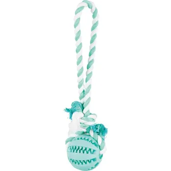 Hračka pro psa Trixie Hračka pro psy - Gumový míček s lanem