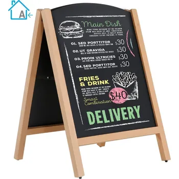 Kancelářský nábytek Poutač Timber interiérový - Přírodní