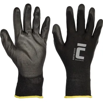 Pracovní rukavice Rukavice BUNTING BLACK PU dlaň