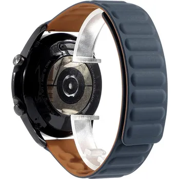 Příslušenství k chytrým hodinkám eses Silikonový magnetický řemínek - Tmavě modrý, 22 mm