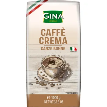 Káva Gina Café Crema zrnková 1 kg