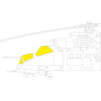 Plastikový model Mask 1/48 Mi-24P (ZVE)