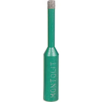 Frézka Brevetti Montolit FTJ5 Killer Gres JUNIOR, diamantová fréza pro vrtání za sucha