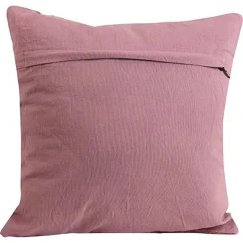 Polštář Starorůžový sametový čtvercový polštář Kameli - 45*45 cm