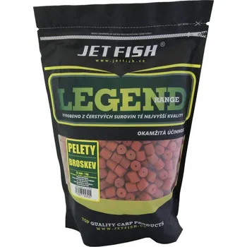 Jet Fish Pelety Legend Range 1kg 12mm Broskev