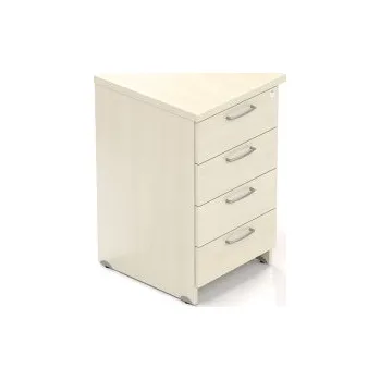 Zásuvkový kontejner Kontejner V-line 50 x 47 cm - 4 zásuvky, javor