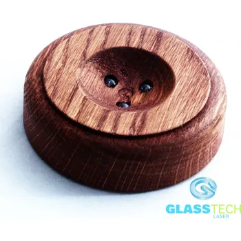 Vánoční dekorace LED stojánek dřevěný, měnící barvy, na skl. koule - 3 LED diod (LED stojánek na skleněnou kouli - dřevěný)