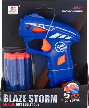 Dětská zbraň KiK Blaze Storm Nerf + 5 nábojů