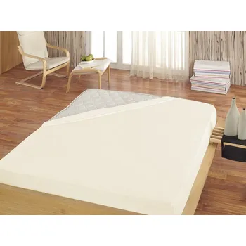 Prostěradlo Prostěradlo jersey MATĚJOVSKÝ 60/120 cm barva: světle béžové