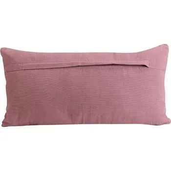 Polštář Starorůžový sametový podlouhlý polštář Kameli - 60*30 cm