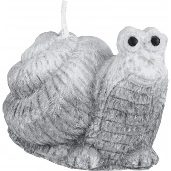 Svíčka Přírodní vonná svíčka palmová - AROMKA - Šnek Barevný: Šedá