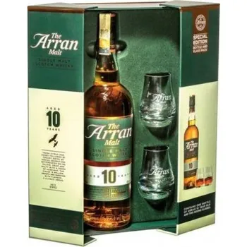 Whisky Arran 10YO 0,7 46% + 2 skleničky