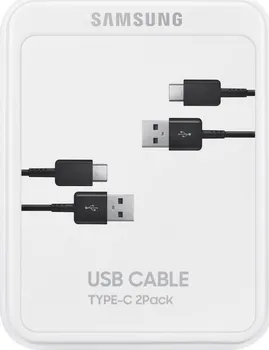 Datový kabel Samsung EP-DG930MBEGWW USB C 2 ks černý 