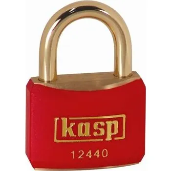 Visací zámek Kasp K12440REDA1 visací zámek 40 mm zámky se stejným klíčem zlatožlutá na klíč