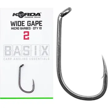 Rybářský háček Korda Háčky Basix Wide Gape 10 ks Velikost: 4
