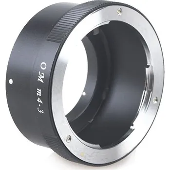 Adaptér / redukce z OLYMPUS OM na OLYMPUS / PANASONIC MICRO 4/3 (Umožní nasadit Olympus OM objektivy na váš micro 4/3 fotoaparát)