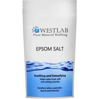 Koupelová sůl WESTLAB Epsom relaxační sůl 5kg uvolnění po sportu a námaze (hořčík)