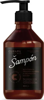 Šampon Curapil Men kofeinový šampon pro muže pro podporu růstu vlasů 200 ml