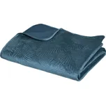 Atmosphera Přehoz na postel, modrý, polyester, 240 x 260 cm