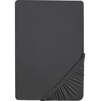 Prostěradlo Biberna Žerzejové napínací prostěradlo (titan, 140-160 x 200 cm)