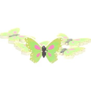 Knoflík Dřevěný knoflík motýl 8