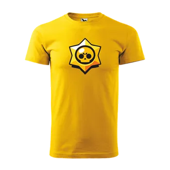 Pánské tričko ON-DESIGN Tričko pánské/dětské s potiskem BRAWL STARS 2 doprodej Velikost: 4XL, Barva: žlutá