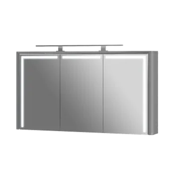 Zrcadlo Lavedo Levanto Grey 128 zrcadlová skříňka do koupelny s LED osvětlením a podsvícením