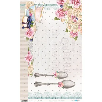 Příbor Rýžový papír 54x33 KÁVOVÁ LŽIČKA - Rice Paper 54x33 ONE COFFEE CUCHARAS