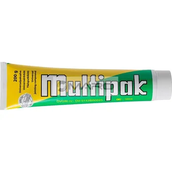 Unipak Pasta těsnící Multipak pro plyn, vodu, vzduch 200 g (do 130°C), 5526020