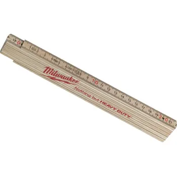 metr MILWAUKEE tenký dřevěný skládací metr 2m