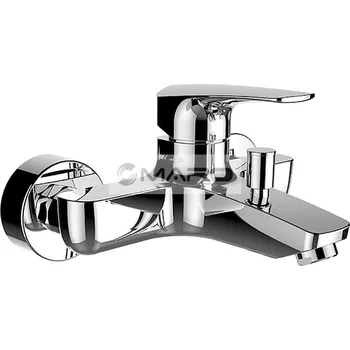 Vodovodní baterie LAUFEN Laurin Baterie vanová nástěnná, rozteč 150 mm bez příslušenství, chrom, H3212070044001