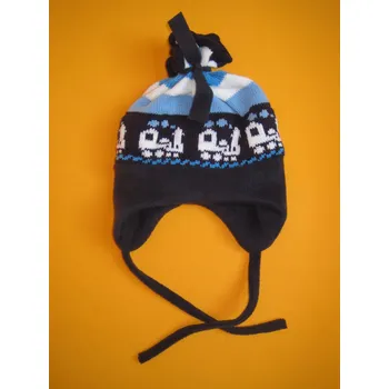 Kojenecká čepice Miklov, ČR Zimní čepice - nastavitelná velikost Barva: Modrá, Velikost: 47-50