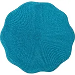 Prostírání kulaté OTELO tyrkysová Ø 38 cm Mybesthome