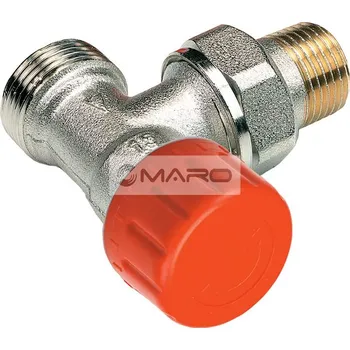 Ventil Comap VarioSar Ventil termostatický R854E rohový M30x1,5 s přednastavením 1/2" x 3/4" EK, R854324