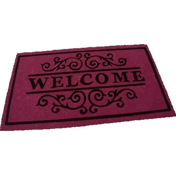 Rohožka Vínová textilní čistící vnitřní rohož FLOMA Welcome - Deco - 45x75x0,3cm 89897120